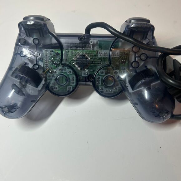 Sony PlayStation 2 Dual Shock Analog Controller - Smoke Black Translucent - Picture 4 of 4